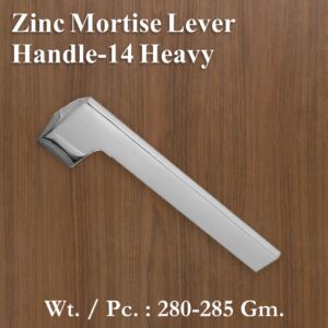Zinc Mortice Handle 14 Heavy