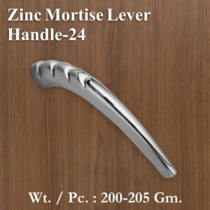 Zinc Mortice Handle 24