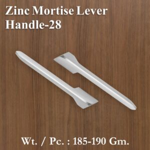 Zinc Mortice Handle 28