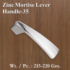 Zinc Mortice Handle 35