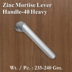 Zinc Mortice Handle 40 Heavy