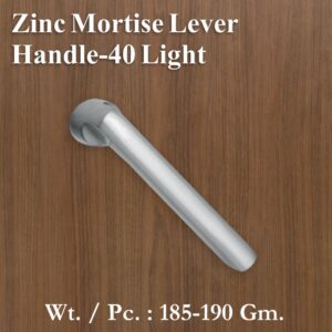 Zinc Mortice Handle 40 Light