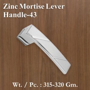 Zinc Mortice Handle 43
