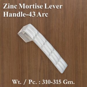 Zinc Mortice Handle 43 Arc