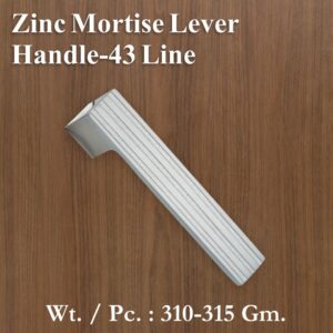 Zinc Mortice Handle 43 Line