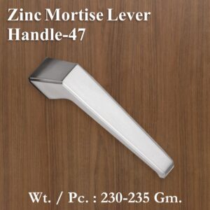Zinc Mortice Handle 47