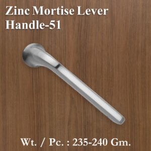 Zinc Mortice Handle 51