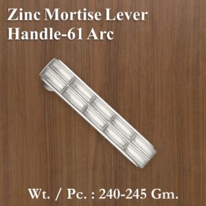 Zinc Mortice Handle 61 Arc