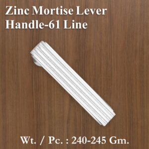 Zinc Mortice Handle 61 Line
