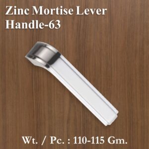 Zinc Mortice Handle 63
