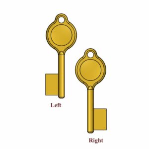 68 MM GDJ Brass Key