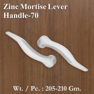 Zinc Mortice Handle 70