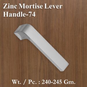 Zinc Mortice Handle 74