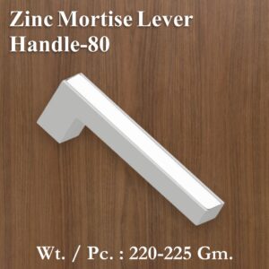 Zinc Mortice Handle 80