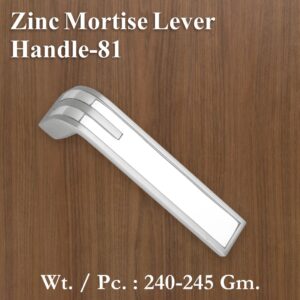 Zinc Mortice Handle 81