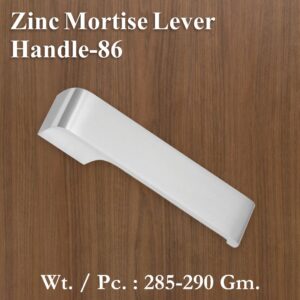 Zinc Mortice Handle 86