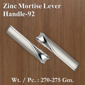Zinc Mortice Handle 92