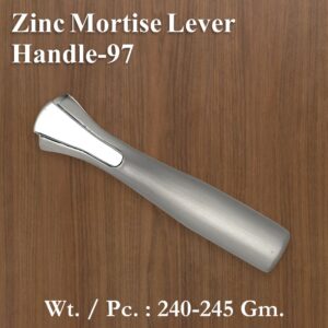 Zinc Mortice Handle 97