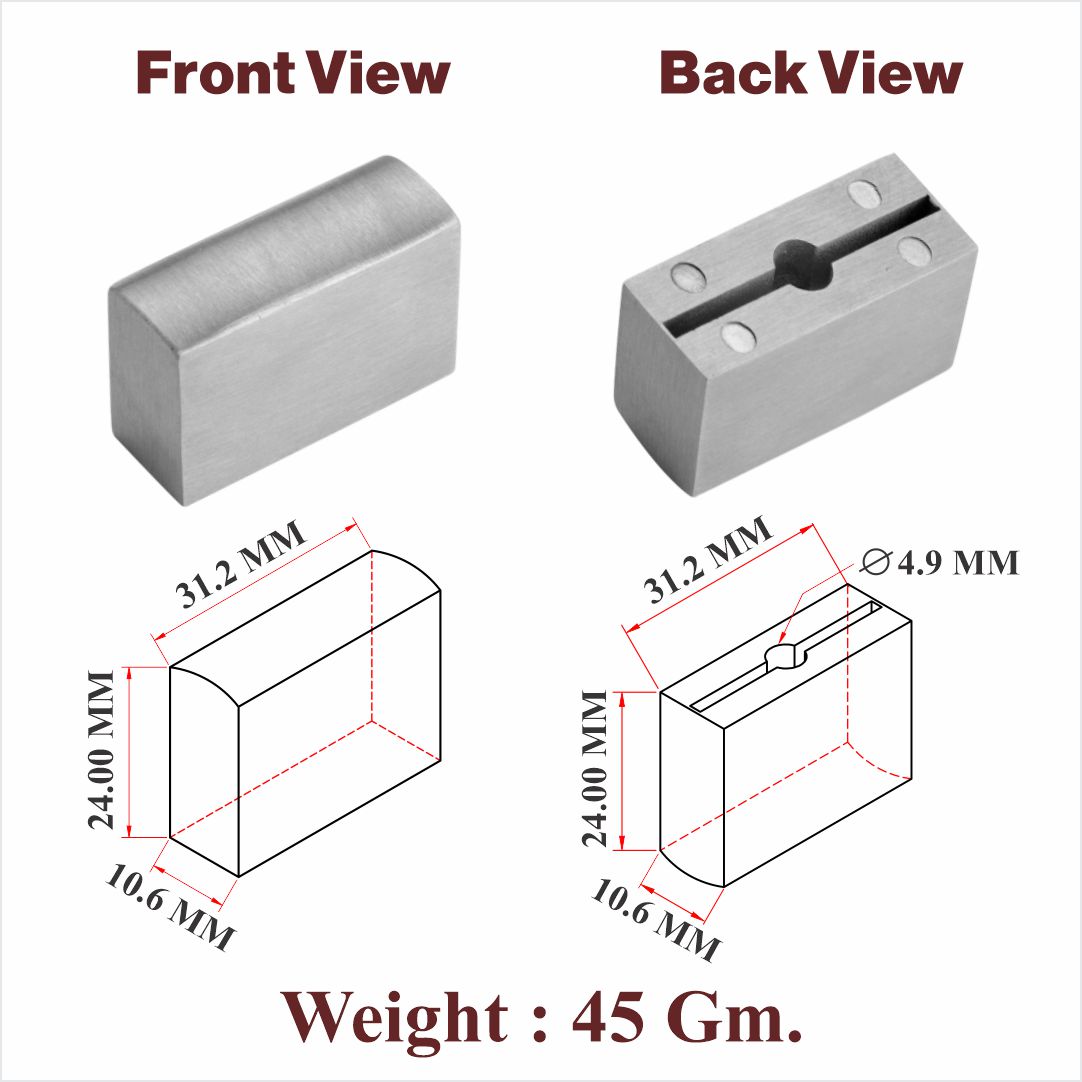 Dead Head For 8" CY Lock