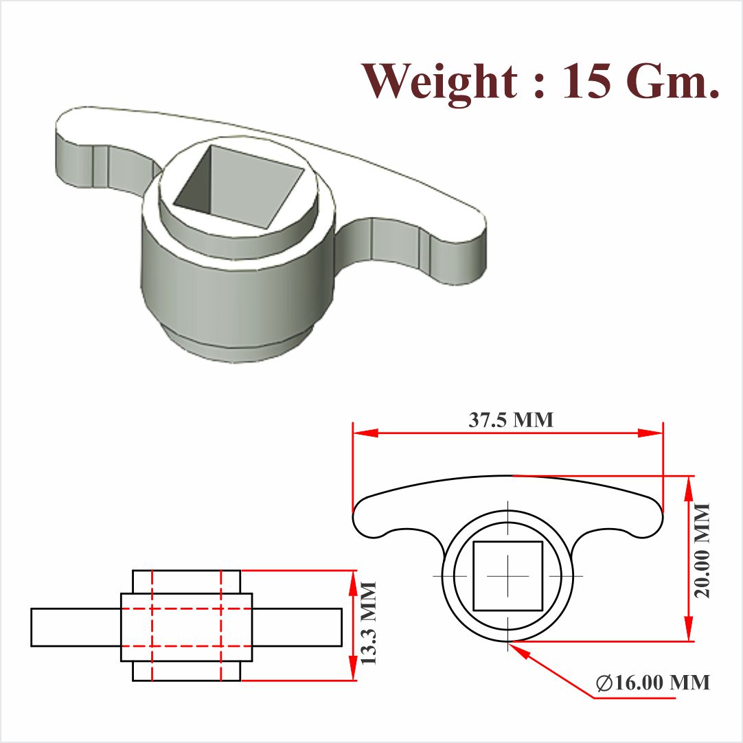 Follower/Spindle Bush For BTH Lever Lock