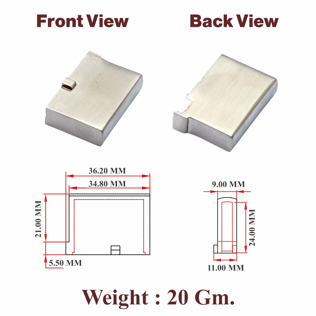 Dead Head for UPVC-Aluminium Door Lock