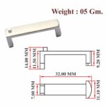 Internal Part 05 for UPVC-Aluminium Door Lock