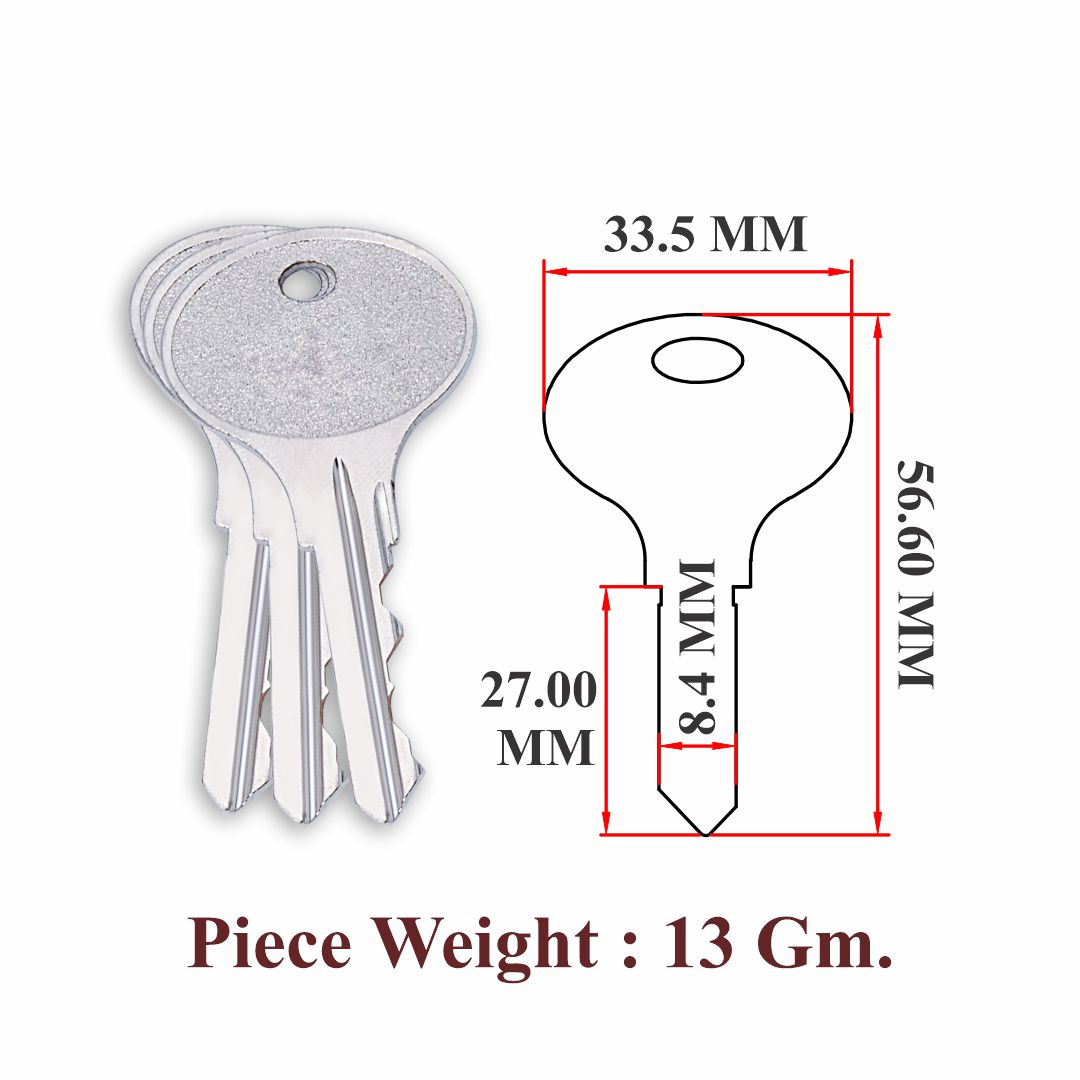 Oval Heavy Regular Key