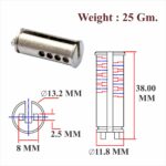 MS & Zinc Tumbler For 32 MM Cylinder Body
