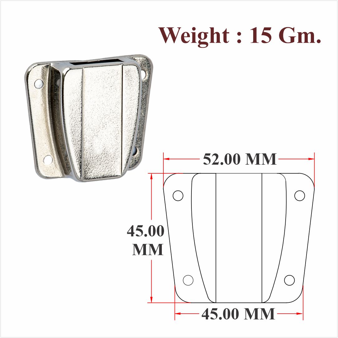 MS & Zinc Lock Body For Drawer Lock