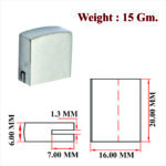 MS & Zinc Small Dead Head For Drawer Lock