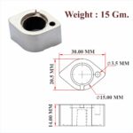 Cylinder Body For 70 MM Aluminium Cupboard Lock