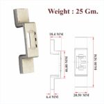 Dead Head For 70 MM Aluminium Cupboard Lock