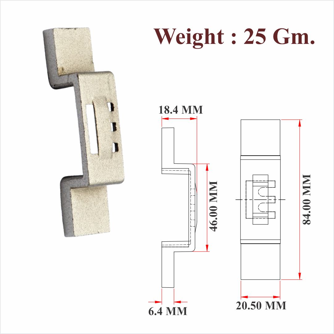 Dead Head For 70 MM Aluminium Cupboard Lock