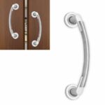 Curved style zinc pull handles