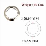 SS & Brass Ring For Drawer/ Cupboard