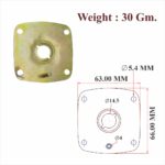 SS & Brass Lock Body For Cupboard