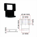 SS & Brass Internal Plastic Part For Cupboard Lock