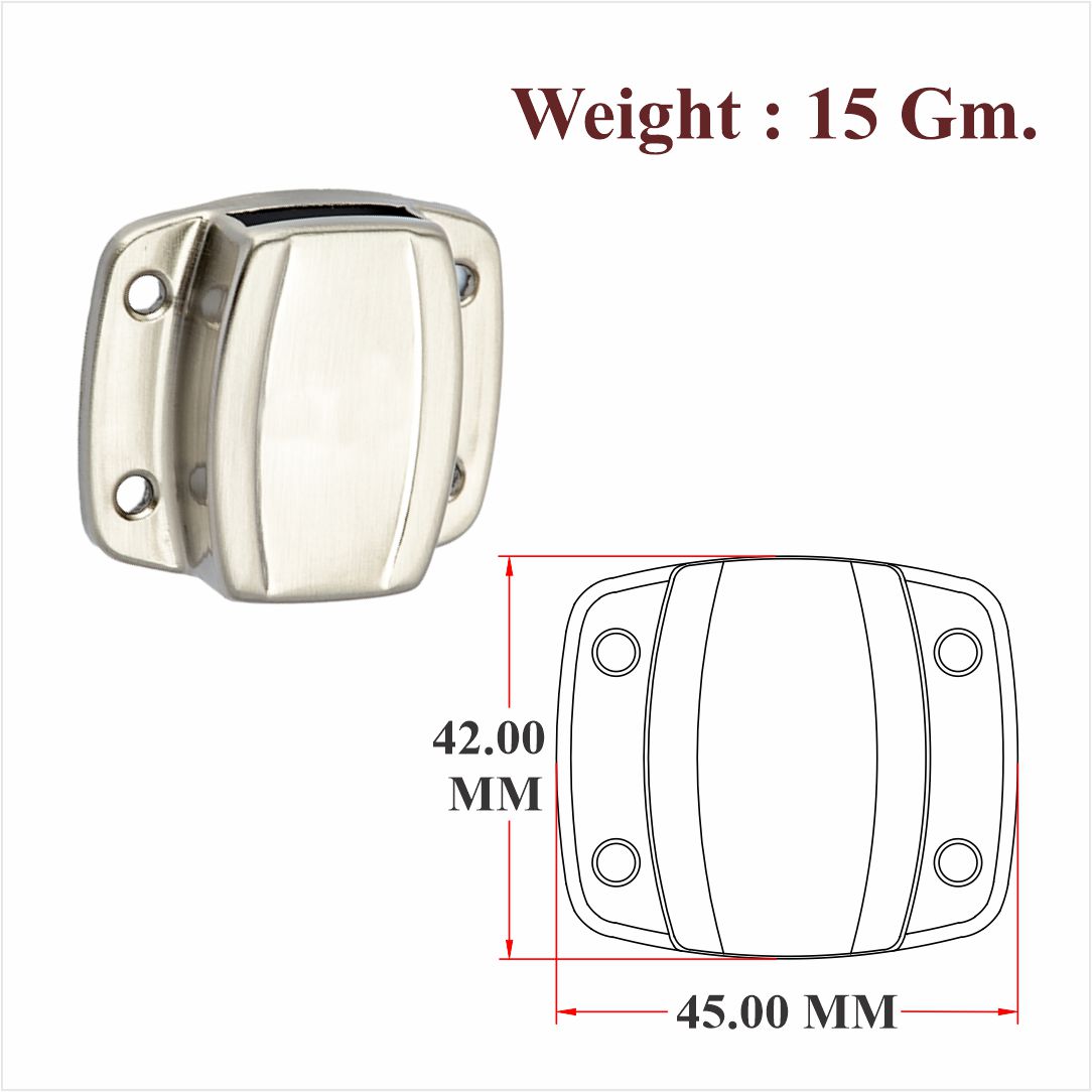 SS & Brass Lock Body For Drawer