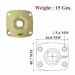 SS & Brass Lock Cover For Drawer